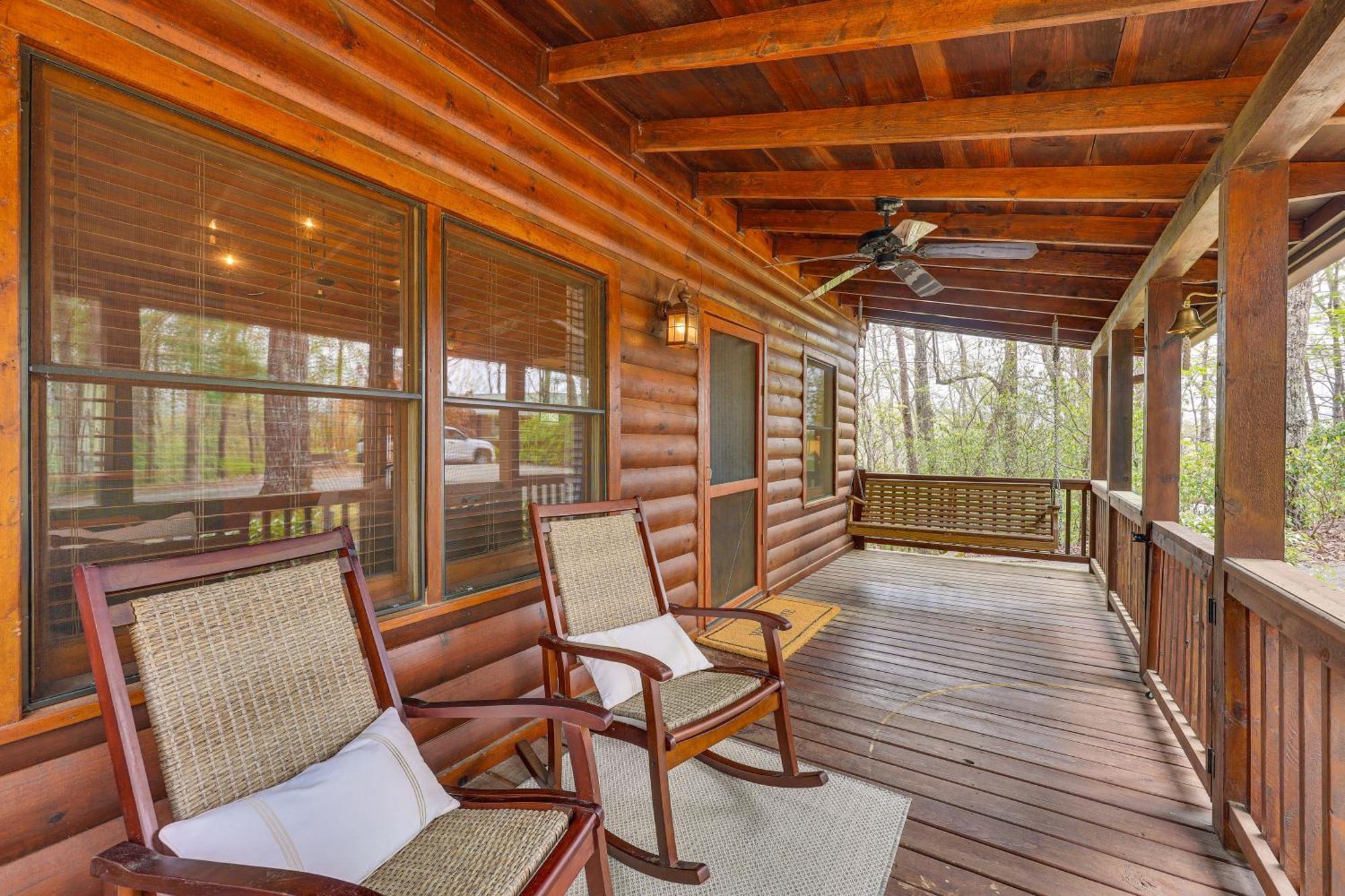 Cozy Cabin In Private Location With Hot Tub And Grill! Blue Ridge Εξωτερικό φωτογραφία